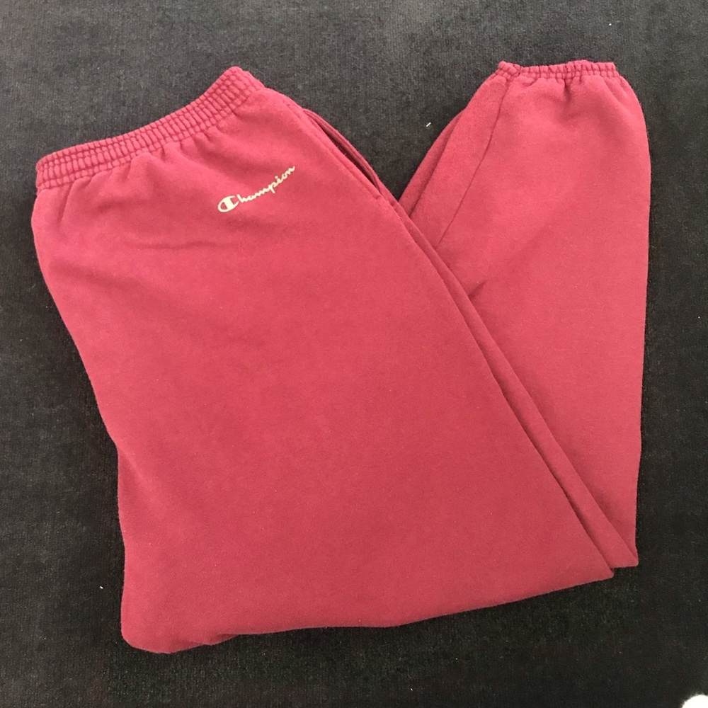 Champion Maroon Sweatpants